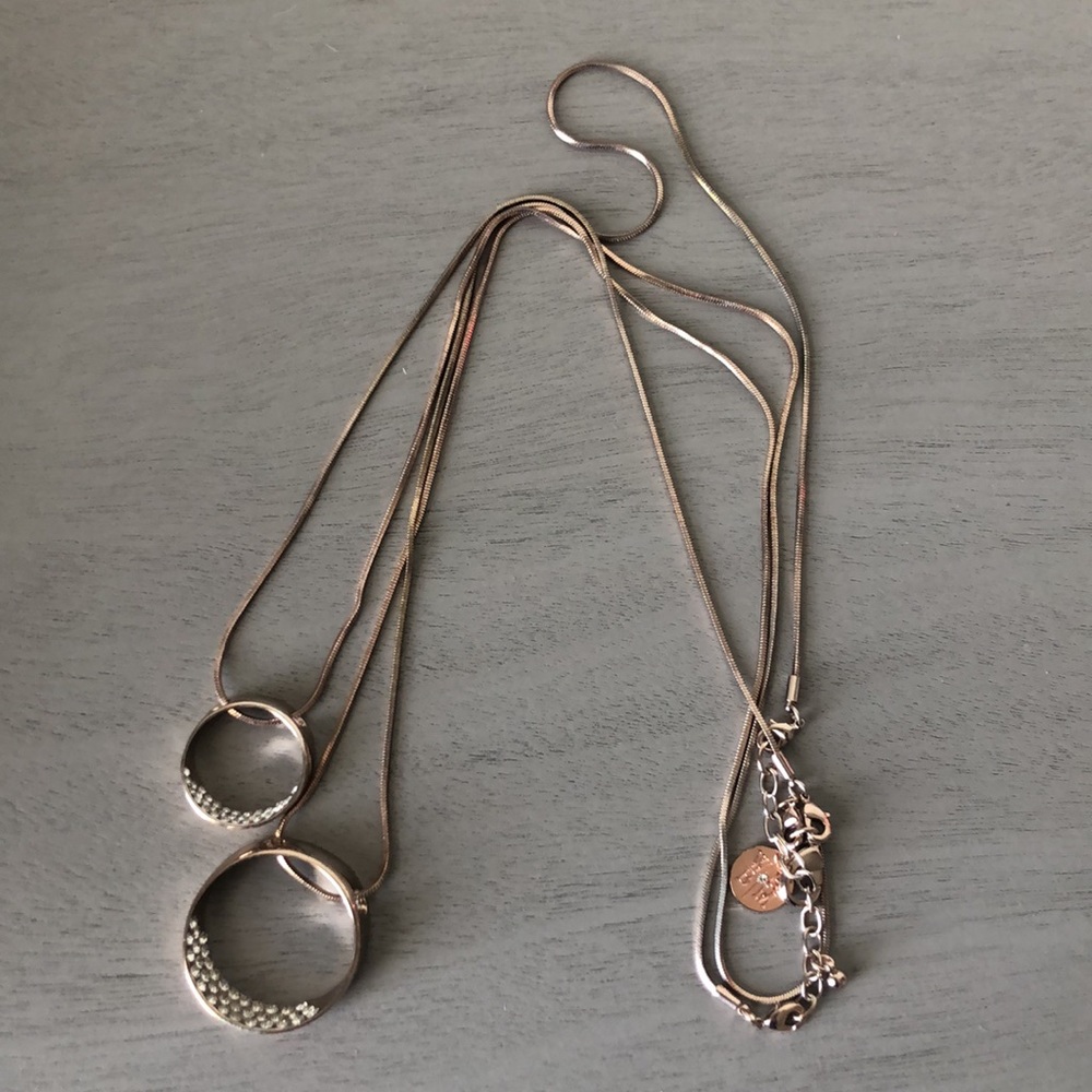 WHBM Long, Double Strand Necklace